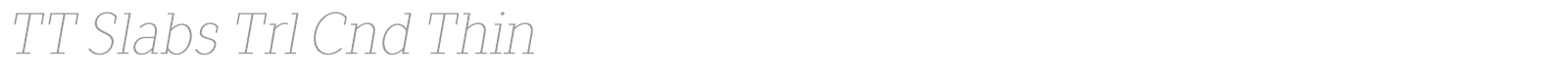 TT Slabs font preview